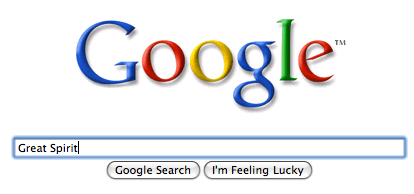 Google search for the Great Spirit
